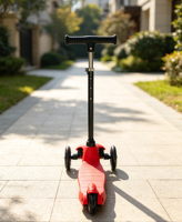 Trottinette acrobatique pour adolescents et enfants - Trottinette à trois roues légère et durable en plastique pour l'extérieur