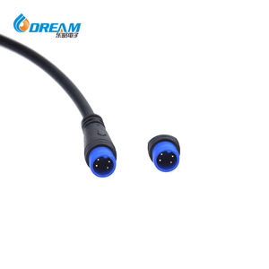 Kabel Konektor Tahan Air Julet M8 2 <span class=keywords><strong>3</strong></span> 4 5 Pin 2Pin 3Pin 4Pin5Pin 6Pin untuk Skuter Listrik Kustom Pabrik, Steker Jantan Betina - Product Image 1