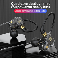 with Microphone Earphone In-ear Headphone High-quality Earbud 3.5mm Type-C Wired Headset for Music Calls Sports Quad Core