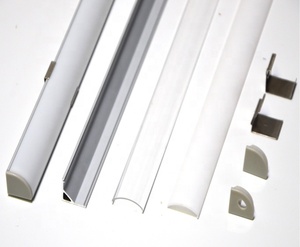 Profil <span class=keywords><strong>LED</strong></span> en aluminium 5050 personnalisé de 1m 2m <span class=keywords><strong>3m</strong></span> monté en coin pour bandes lumineuses à <span class=keywords><strong>LED</strong></span> - Product Image 1