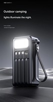 Batterie externe portable grande capacité 4 sorties USB Type C 50000 mAh avec lampe torche LED et charge rapide USB C PD 22,5 W
