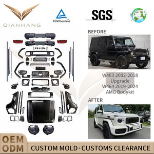 Kit carrosserie <span class=keywords><strong>AMG</strong></span> W463 à W464, pare-chocs avant et arrière, calandre, capot, garde-boue pour Classe G G Wagon 2004-2018 OE:A463 885 11 01 - Product Image 2