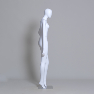 Quần áo hiển thị nữ Ma Nơ Canh toàn thân màu trắng mờ nữ Ma Nơ Canh đứng tư thế người mẫu thời trang - Product Image 3