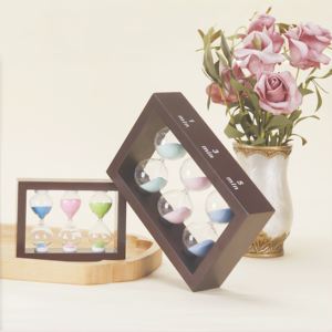 Temporizador de Arena Clásico de Madera para Té, 1, 2, 3, 5 Minutos, para Preparar Té, Accesorios de Cocina, Decoración Minimalista de Escritorio - Product Image 1