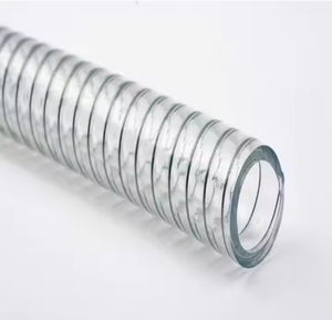 Tuyau d'aspiration/décharge en PVC transparent à haute pression Fil d'acier en spirale non toxique Durable et flexible - Product Image 1