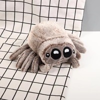 Peluche araignée Lucas moelleuse, mini poupée tarantule en peluche, décoration de table d'Halloween, souvenir de vacances, cadeau, vente en gros, en stock