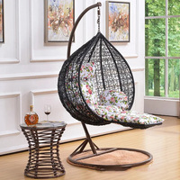 Fauteuil suspendu moderne pour adulte en rotin tressé, idéal pour salon, chambre, balcon, extérieur, siège de relaxation