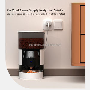 Mangkuk Makan Hewan Peliharaan Mewah 3L Buatan Pabrik, Slow Feeder Anjing dari Stainless Steel, Pengumpan Kucing Otomatis dengan Kamera dan Timer - Product Image 3