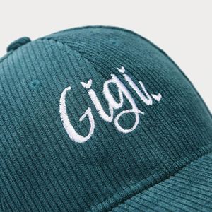 Casquettes de baseball élégantes et simples avec lettres brodées, en velours côtelé incurvé, protection solaire pour hommes - Product Image 6