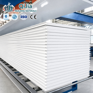 Paneles Sándwich de Acero para Techo y Pared, Resistentes a la Intemperie, Paneles de <span class=keywords><strong>Poliestireno</strong></span> <span class=keywords><strong>Expandido</strong></span> (EPS) para Cámaras Frigoríficas, Fácil Instalación, Mejor Precio - Product Image 1