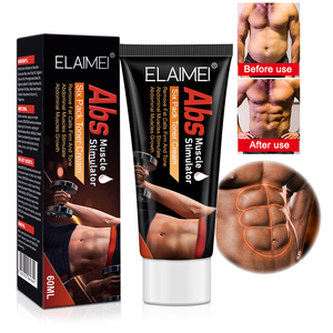 ELAIMEI Lot de six stimulateurs abdominaux 60ml pour hommes et femmes, crème pour brûler la graisse du ventre et les muscles abdominaux - Product Image 1