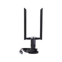 Tarjeta de Red Inalámbrica RTL8812AU 1200M al por Mayor, Receptor WiFi de Doble Frecuencia 11AC, Tarjeta de Red USB
