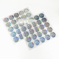 Autocollants adhésifs étanches en vinyle brillant imprimés personnalisés décoratifs pour ordinateur portable et bureau à domicile pour enfants et adultes Caractéristique holographique