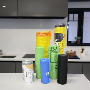 Sacs poubelle industriels avec fonctions de sécurité, sacs à ordures en plastique sur mesure, cordon de serrage/haut plat, fabrication directe, OEM disponible - Product Image 3