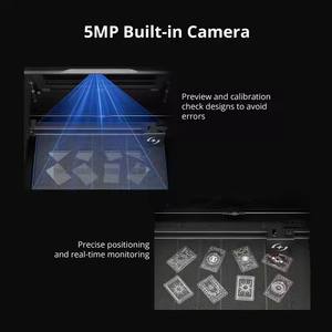 Máquina de Corte Láser CO2 Yeelaser <span class=keywords><strong>Atom</strong></span> K60 Hurricane 55W Nueva con WiFi y Enfoque Automático para Madera Contrachapada, Cuero, Madera, Goma, Vidrio, MDF y Piedra - Product Image 3