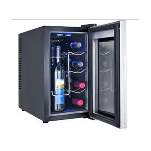 Garrafas 8 SMAD elétrica mini refrigerador de vinho armário do vinho mini refrigerador de vinho