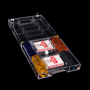 Estuche vertical de acrílico para fichas de póker, personalizado para juegos de mesa Ludo y Jackaroo, fabricado por <span class=keywords><strong>Catan</strong></span> para adultos - Product Image 1