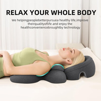 Oreillers de sommeil ergonomiques respirants en mousse à mémoire de forme pour le massage et le soutien du dos