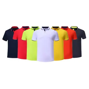 畅销产品2023促销涤纶速干运动马球t恤定制设计标志男女通用高尔夫马球衬衫
