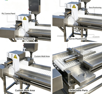Machine à brochettes de kebab et à shashlik de poulet industrielle, contrôlée par écran tactile PLC et facile à nettoyer