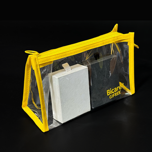 Customized Printed Clear Packaging Zipper Bag Recyclable Frosted Cosmetic <strong>Zip</strong> Lock Bag Stand up Makeup <strong>Pouch</strong> - Product Image 3