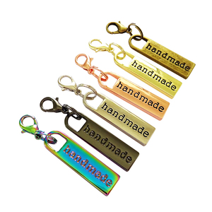 Venta caliente de Metal personalizado hecho a mano Etiqueta de cremallera Tirador - Product Image 1