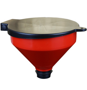 <b>Oil</b> Drain Funnel IBC 10" Funnel With Hinged Lid and Filter 250MM Safety <b>Drum</b> Funnel With Mesh Filter and Flip Top 4 - Product Image 1