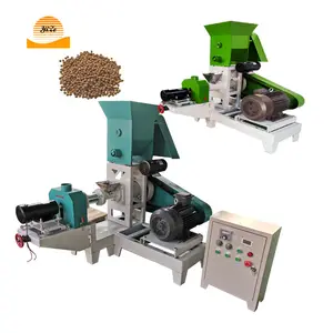 Fischfutter Kleiner Dieselmotor Schwimmender Tilapia Fischfutter Extruder Tier kaninchen Hundefutter Futter mühle Pellet herstellungs maschine