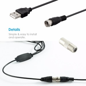 <span class=keywords><strong>Antenne</strong></span> <span class=keywords><strong>TV</strong></span> DTMB intérieure/extérieure avec double amplificateur, <span class=keywords><strong>antenne</strong></span> numérique à gain élevé de 36 dBi pour les chaînes locales gratuites, maison, <span class=keywords><strong>camping</strong></span>-car, <span class=keywords><strong>camping</strong></span> - Product Image 2