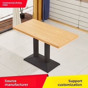 Juego de Mesa y Sillas de Comedor de Estilo Chino Multifuncional, con Superficie de Mármol Artificial, Capacidad para 3-4 Personas, Uso Comercial - Product Image 4