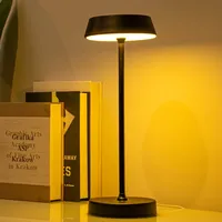 Luminária de mesa japonesa recarregável moderna de led, para quarto, sala de estar, luz noturna