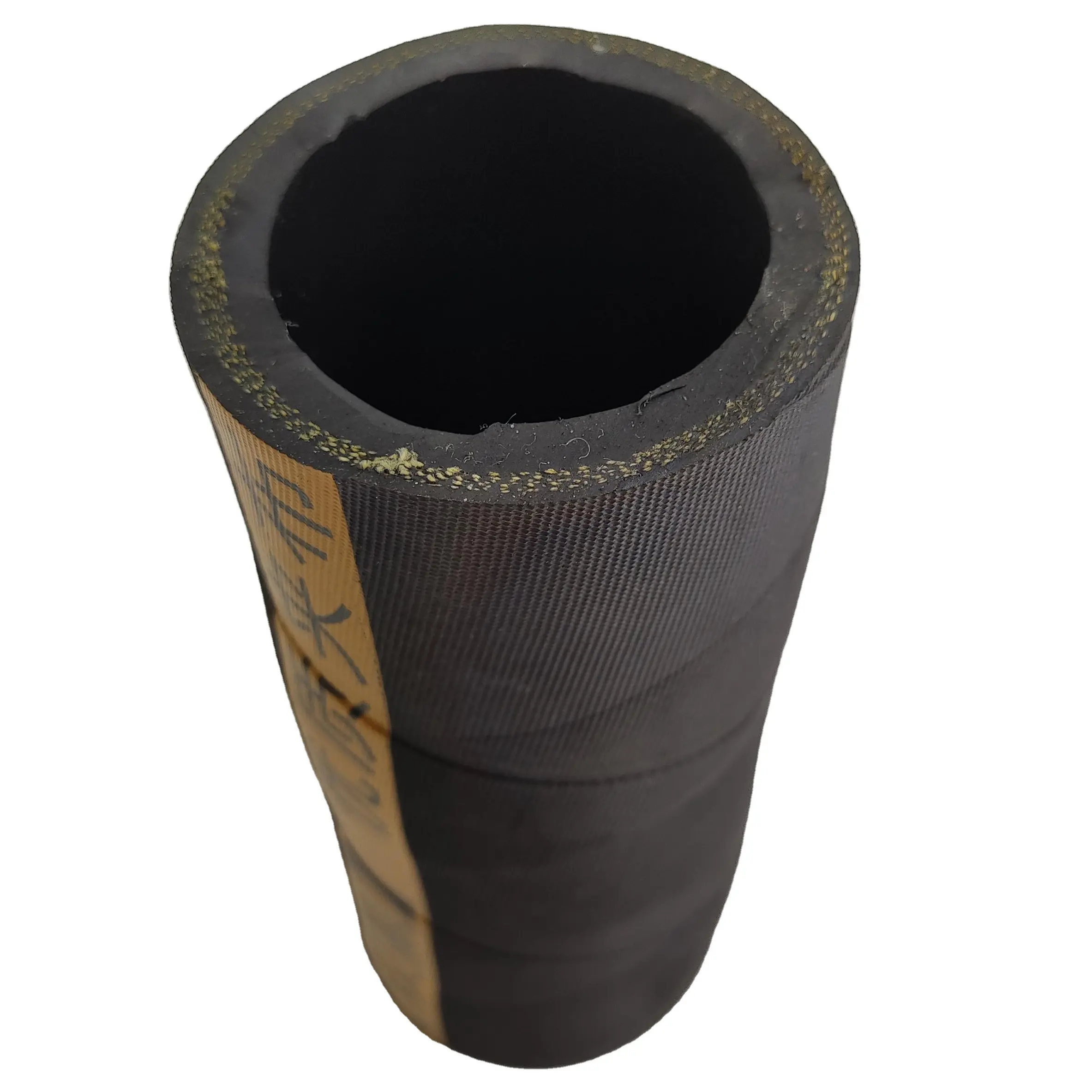 Manguera de goma natural Flexible personalizada, tubo hidráulico de tela con inserto de tela, 40mm