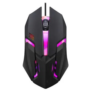 China produces ergonomic backlit wired USB desktop optical gaming mouse