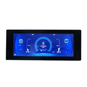 High brightness 6.86 inch 1280*480 bar lcd 800 nit 40pin MIPI sunlight readable touch panel with driver board tft lcd screen