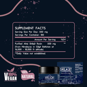 SUNI OEM ODM Resin Shilajit 30g 50g murni Himalaya alami alami suplemen Gel Resin emas Shilajit - Product Image 4