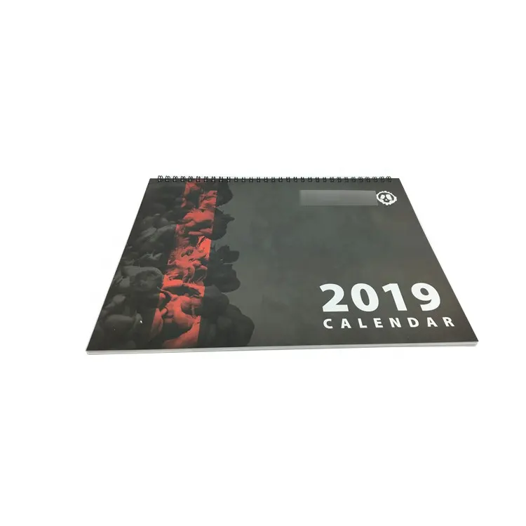 Cetak Khusus Klasik Kalender Dinding Bulanan Kalender Desktop Skrip Hitam & Putih Kalender Dinding 2021 Tahun Besar