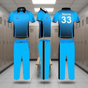Wholesale Customizable Sublimation Polyester Cricket Jersey Team Uniform Digital Sublimation Printing Custom Color Logo Cricket - Product Image 2