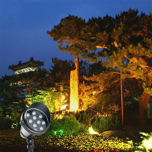 Patio Solaire Spot Lumière RVB Couleur Aménagement Paysager Jardin Projecteur Lampes Hôtel Mur Arbre Drapeau Cour Pelouse Spike Lampe - Product Image 4