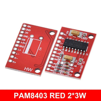 Carte d'amplificateur numérique super mini BT 5.0 PAM8403 2 * 3W 5W Classe D numérique 2.5V à 5V Petit amplificateur stéréo Carte d'amplificateur