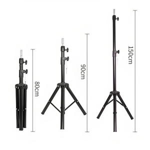 Coiffeur Barber Apprentis Beauté Maquillage Salon De <span class=keywords><strong>Coiffure</strong></span> Tête Modèle Titulaire Trépied Support Vidéo Live Show Photographie Studio Trépied - Product Image 6
