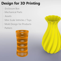 Produits imprimés en 3D sur mesure, service d'impression, prototypage rapide, conception 3D Solidworks, fichier STL, service de conception CAO 3D, design industriel