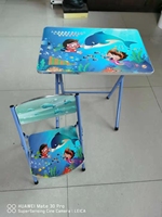 Meubles de chambre à coucher pliable enfants enfants table d'étude et ensemble de chaises