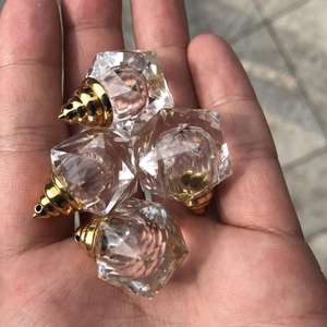 <strong>Empty</strong> Crystal Decorative Fancy Perfume Fragrance Oil Attar Bottle - Product Image 2