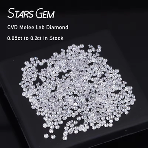 Diamante de Laboratorio, Corte Brillante Redondo, 2.3mm-3.7mm, Diamante Suelto, Color DEF, VS, CVD, HPHT, Diamante Cultivado en Laboratorio - Product Image 1