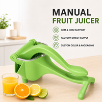 Presse-agrumes manuel personnalisé pour fruits, extracteur de jus d'orange et de citron, outil de cuisine, fourniture d'usine OEM ODM