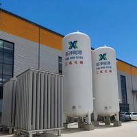 Réservoir de stockage de CO2 liquide cryogénique personnalisé Xinjing 5t-75t, cuve sous pression à basse température LCO2 à double paroi ASME