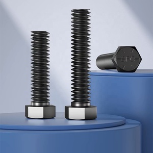 5/8 1/2 3/4 5/16 nóng bán bsw UNC ASTM UNF lục giác bu lông và đai ốc <span class=keywords><strong>4.8</strong></span> 8.8 10.8 cấp din931/din933 bu lông và đai ốc - Product Image 4