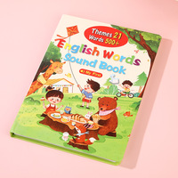 Livre électronique interactif rechargeable pour l'éducation précoce en anglais, dispositif de lecture par pointage pour enfants, apprentissage interactif, développement cognitif, livre audio