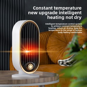 Mini Calefactor Eléctrico <span class=keywords><strong>PTC</strong></span> de Escritorio, Doble Potencia, Inclinable, con Protección Contra Sobrecalentamiento, Calentamiento Rápido y Multifuncional - Product Image 4