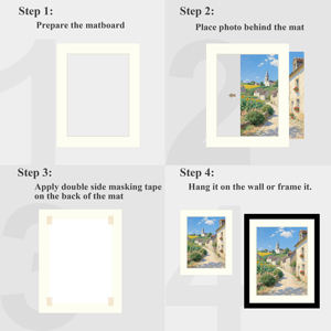 Produits chinois en gros Logo personnalisé OEM <span class=keywords><strong>Passepartout</strong></span>/<span class=keywords><strong>Passepartout</strong></span> non coupé pour photo ou grande illustration - Product Image 3